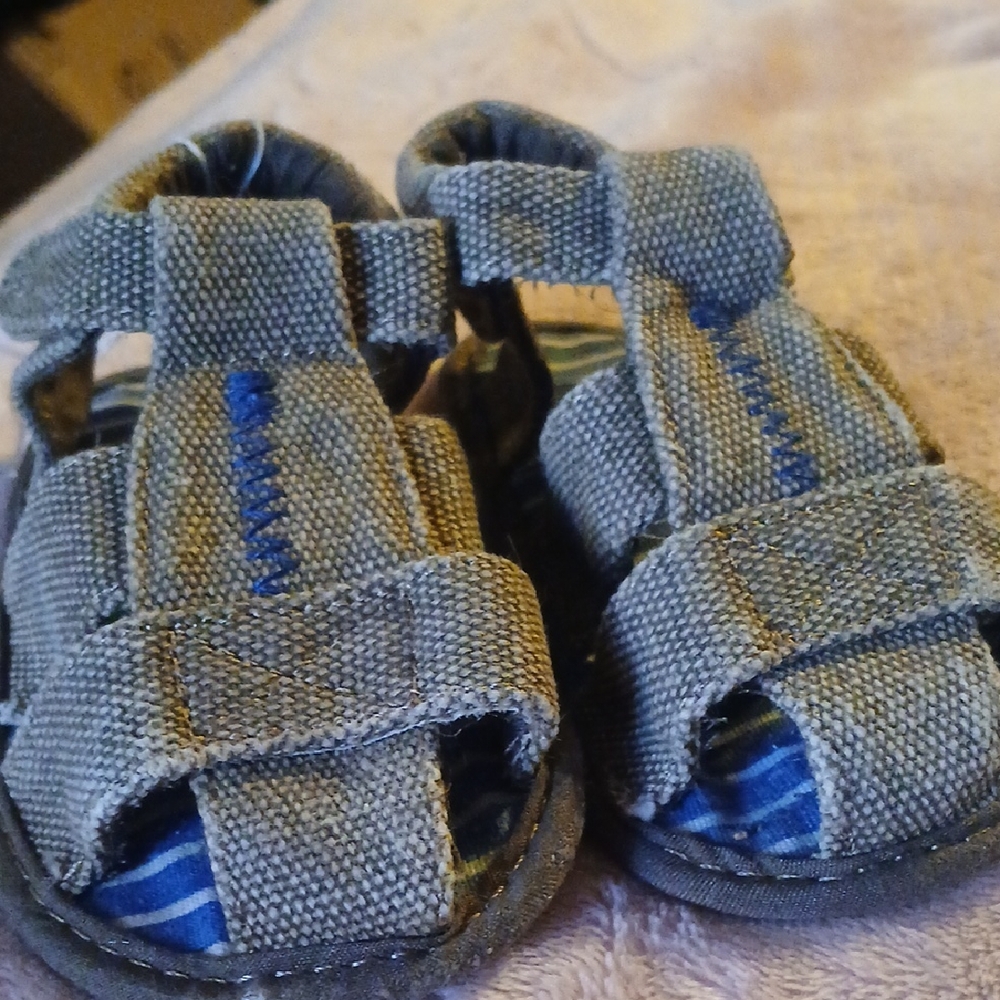 Target Blue and Gray Kids Sandals